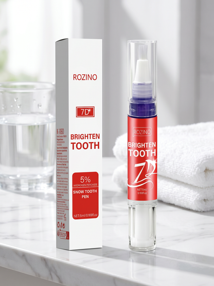 7D Brighten Tooth Whitening Pen, 5% Hydrogen Peroxide Snow Tooth Formula